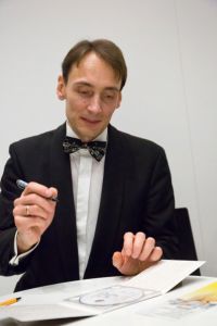 1275th Liszt Evening, National Forum of Music in Wroclaw 11st Dec 2017. <br>  Alexey Komarov after the concert gave autographs to enthusiastic audiences for a long time. Photo by Andrzej Solnica.